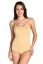 Women's Skin 6 Pack Lycra Body with Rope Straps and Hooks and Snaps