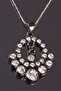 Women's Moulin Shiny Stone Elegant Modern Motif Necklace - 3