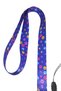 Colorful Paw Patterned Neck Lanyard and Phone Strap - 2