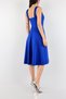 Blue Scuba Fabric Flared Skirt Strap Evening Dress and Graduation Dress 95106 Emr-581800 675 - 5