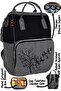 Baby Care Bag Luxury Mother Baby Care Backpack Bird -blackgrey - 6
