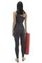 Straight Women's Gray High Waist Restorer, Firming Yoga Leggings 25" - 3