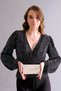 Women's 8 Cards, 1 ID Compartment, Snap Fastener and Zipper Closure, Multifunctional Vegan Wallet - 5
