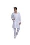 Onurteks Men's Classic White Doctor Coat Nurse Pharmacist Teacher Lab Alpaca Fabric - 2
