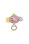 Small Toy Elephant with Wooden Ring Dried Rose