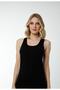 Women's Cotton Black Lycra Sports Undershirt Comfortable Texture