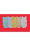 Strappy Basic Crew Neck Undershirt with Snap Fastener Badi 5 Pack 0-48 Months - 6