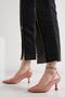 Stiletto Salmon Patent Leather New Season Daily Stylish Handmade Domestic Production