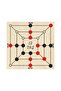 Wooden 12 Stone Mind, Intelligence and Strategy Game (Twelve Stones)