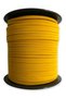 Suede Leather Strip Rope, 3mm - Yellow Color, Rosary, Bracelet, Necklace Rope (3 Meters)
