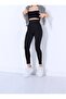 High Waist Stretchy Recovery Ribbed Leggings - 2