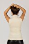 بدلة نسائية من القطن الممشط من الليكرا ذات أكمام صفرية من إكرو - 2