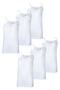 Set of 6 Women's 100% Cotton Rope Strap Tank Top