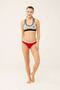 Grey, Melange, Navy Blue and Red 3-Piece Brazilian Women's Slip 66275 - 2
