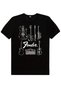Fender Guitar Black Short Sleeve Women's T-shirt - 2