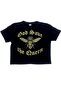 Queen Bee Black Short Crop Top T-Shirt - 2
