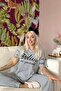 Believe Printed Short Sleeve Women's Pajama Set - 3