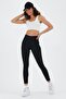 Black Ribbed Women's Tights High Quality - 6