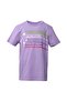 911500-2102 Crew Neck Regular Fit Printed Purple Girl's T-shirt - 4