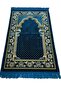 سجادة صلاة مخملية لوكس-أزرق