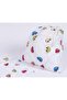 3 Pieces Baby Care Bag and Hospital Exit 100% Cotton Muslin Fabric Drawstring Pouch with Car Pattern