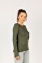 Round Neck Women's Long Sleeve Lycra Bodysuit - 2