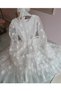 White Polka Dot Dress - 3