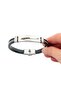 Braided Cord Steel Men's Bracelet with Bismillah Written - 2