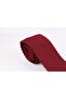 Patterned Knitted Tie Red