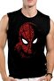 Digital Spider Black Cutout Arm | Sleeveless Men's T-shirt | Athlete