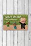 Baby is Sleeping Boss Baby Digital Printed 50x70cm Decorative Multi-Purpose Indoor and Outdoor Door Mat