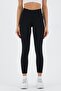 Black Ribbed Women's Tights High Quality