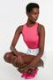 Pembe Halter Yaka Vücuda Oturan Esnek Alttan Çıtçıtlı Örme Body TWOSS20BD0044 - 2
