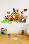 Friendly Animals Kids Room Wall Sticker 110x65 cm - 2
