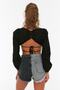 Denim Color Blocked Denim Beach Shorts TBESS22SR0391 - 3