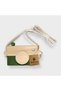 Wooden Waldorf Photo Camera, Educational Baby Camera Toy 2 3 4 5 6 Years Old Boy Girl - Dark Green - 2