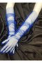 Bella Evening Dress Gloves Long Cobalt Blue – Gloves