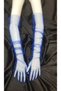 Bella Evening Dress Gloves Long Cobalt Blue – Gloves - 2