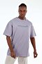 Mbey Oversize Unisex Gray The Future T-shirt