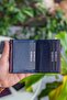 Paola Genuine Leather Navy Blue Claret Red Card Holder Wallet - 3