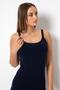 Women's Black 3-Pack Cotton Strap Tank Top 5750 - 2