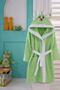 Textile Cotton Hooded Embroidered Children's Bathrobe Age 1-12