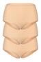 3-Piece Women's Skin Modal Recovery Soft Breathable Batocom Panties