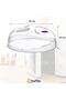 Microwave Oven Protector Leak-Proof Food Protector Durable Food Warming Cover - 7