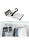Closet Pants and Tie Shawl Hanger Organizer - Layered and Movable