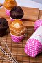 Pink Polka Dot 50-Piece Cake Mold, 7x3.5 mm Muffin Mold that Does Not Disintegrate in the Oven, Cupcake Stand Capsule - 2