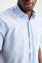 Regular Fit Polo Neck Short Sleeve Cotton Shirt - 6