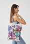 Ays Home Flower Pattern Cloth Shopping Beach Shoulder Bag