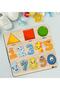 Toys Children's 2-Piece Wooden Figure Educational-Teaching Puzzle Puzzle-1 - 2