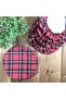 American Service, 6-Piece Plaid Placemat Cover. Christmas Table, Christmas